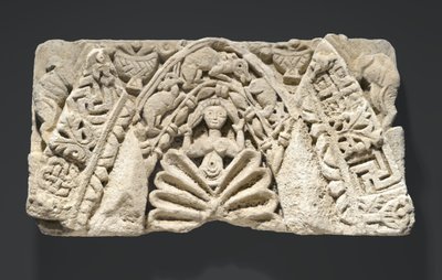 Bue med kvindefigur (kalksten) af Egyptian