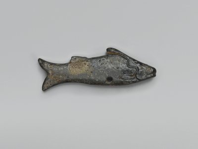 Figur af en fisk (fajance) af Egyptian