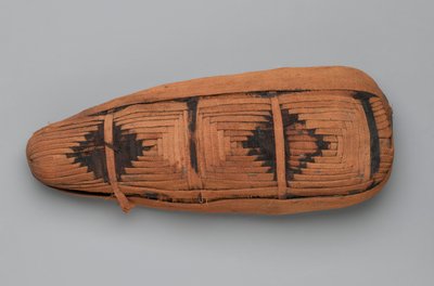 Mumie af en ibis (dyrerester og linned) af Egyptian