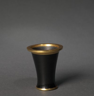 Kosmetisk kar (bæger), ca. 1859-1814 f.Kr. (obsidian og guld) af Egyptian 12th Dynasty