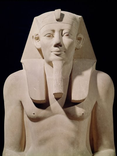 Siddende statue af Sesostris I (1971-28 f.Kr.), oprindeligt fra Sesostris I