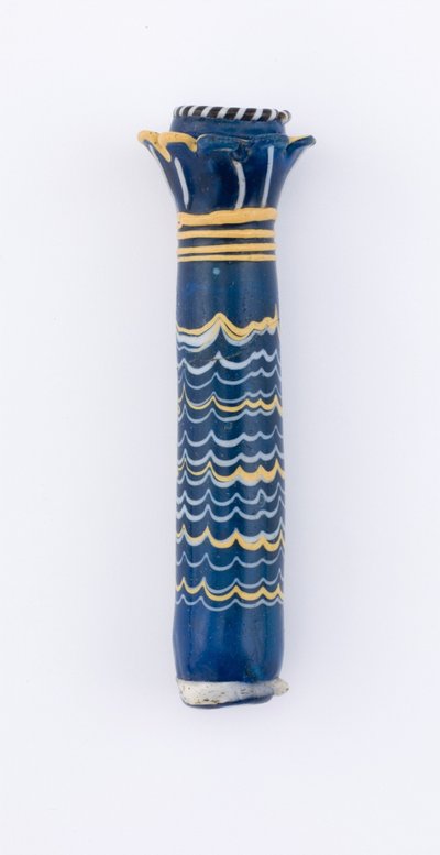 Flask, New Kingdom, ca. 1400-1300 f.Kr. (glas) af Egyptian 18th Dynasty