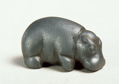 Flodhest, New Kingdom (hæmatit) af Egyptian 18th Dynasty