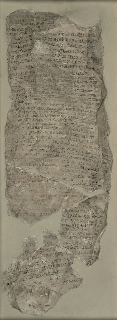 Sinuhe Ostracon, New Kingdom (kalksten) af Egyptian 18th Dynasty