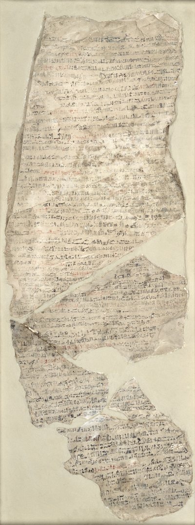 Sinuhe Ostracon, New Kingdom (kalksten) af Egyptian 18th Dynasty