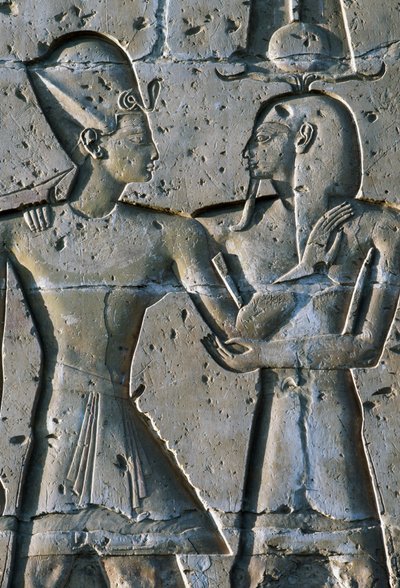 Basrelief forestillende en farao, Seti I