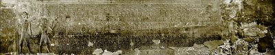 Egyptisk antikvitet: liste over konger af Abydos. Temple of Sethi (Sety eller Seti) I (19. dynasti af Egyptian 19th Dynasty