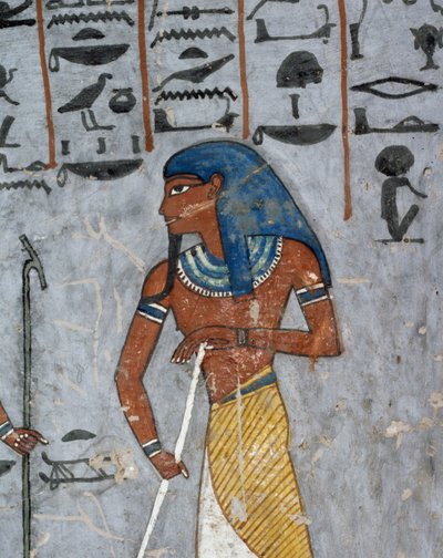 Guden Atum, fresko, gravkammer, Ramses I