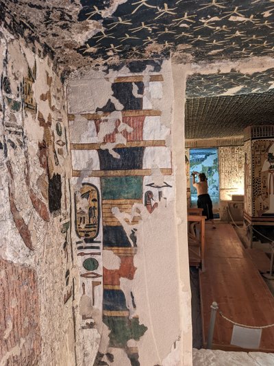 Valley of the Queens, Tomb of Nefertari (vægmaleri) af Egyptian 19th Dynasty
