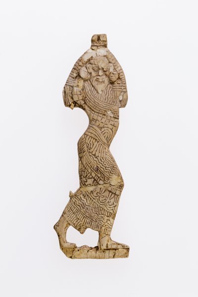 Figur af en asiatisk fange, ca. 1295-1070 f.Kr.(elfenben) af Egyptian 20th Dynasty