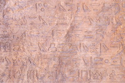 Stela of Apries, detalje, 580 f.Kr. ca af Egyptian 26th Dynasty