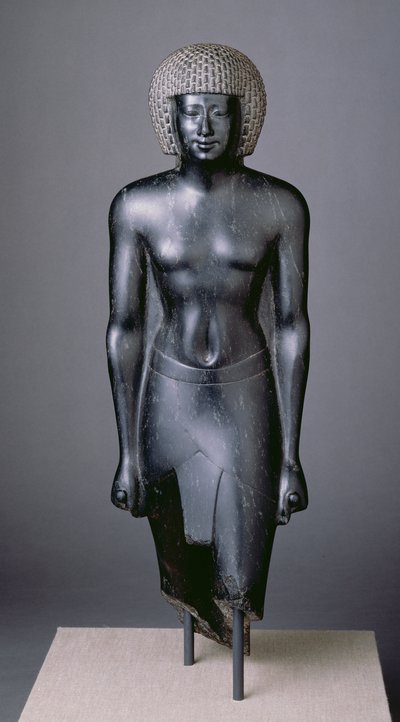 Dattari-statuen, sen periode (diorit) af Egyptian 30th Dynasty