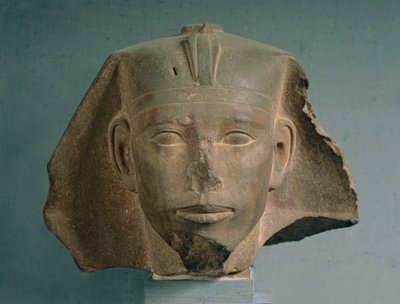 Leder af kong Djedefre, fra Abu Roash, Det gamle kongerige, ca. 2565-2558 f.Kr. (kvartsit) (se også 50746) af Egyptian 4th Dynasty