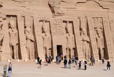 Abu Simbel lille tempel af Egyptian Egyptian