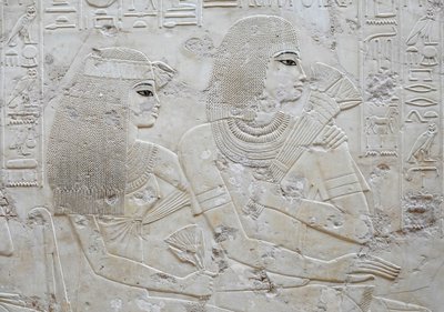 Amenhotep og hans kone May, Ramoses grav af Egyptian Egyptian