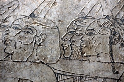 Det gamle Egypten, Vægmaleri, Asiatiske fanger, Amarna-stil, Ramoses grav, Adelens dal, Theben af Egyptian Egyptian