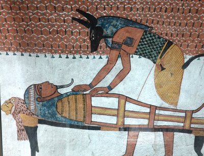 Anubis, Inherkhau-graven, Deir El Medineh af Egyptian Egyptian