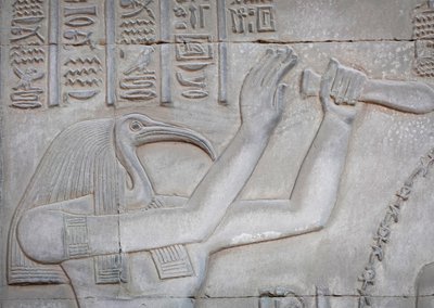 Thot, Kom Ombo-templet (relief) af Egyptian Egyptian