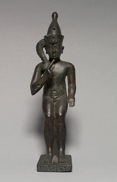Statuette af Harpocrates, 304-30 f.Kr af Egyptian Ptolemaic Period