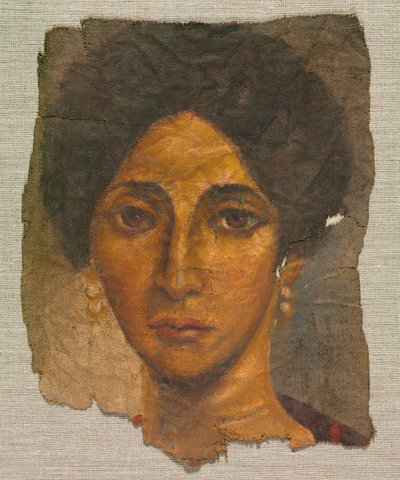 Begravelsesportræt af en kvinde, ca. 138-192 af Egyptian School