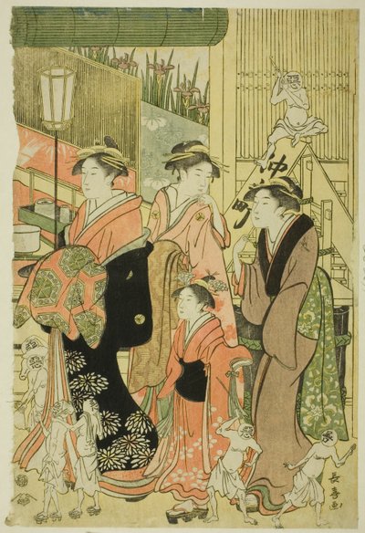 Gode og onde påvirkninger (Zendama akudama) af Eishōsai Chōki