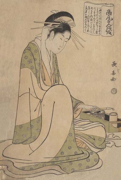 Kaohsiung Sankas elektricitet, ikke? 1798. af Eishōsai Chōki