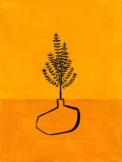 Varm, minimalistisk plante af Ejaaz Haniff