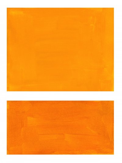 Varme, abstrakte orange nuancer af Ejaaz Haniff