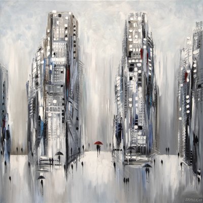 Byvandring i Red Umbrella City af Ekaterina Ermilkina