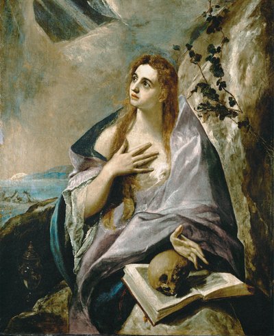 Maria Magdalena (maleri på lærred) af El (1541-1614) Greco