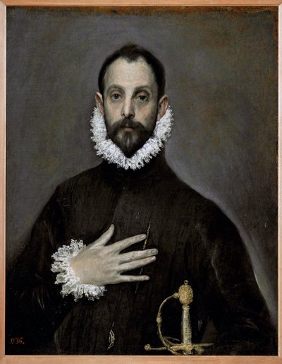 Portræt af Don Juan de Silva, ca. 1577-84 (olie på lærred) af El (1541-1614) Greco