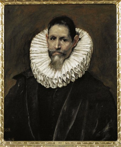 Licentiaten Jeronimo de Cevallos (maleri på lærred) af El (1541-1614) Greco