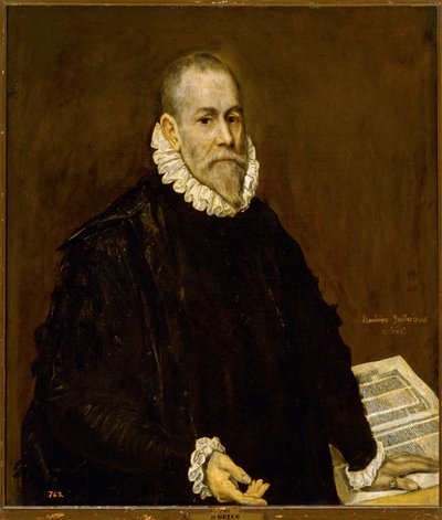 The doctor (maleri på lærred) af El (1541-1614) Greco