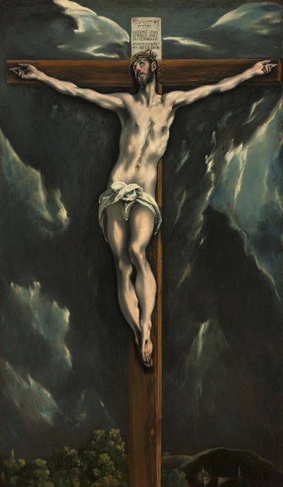 Kristus på korset, ca. 1600-10 (olie på lærred) af El Greco
