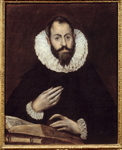 Mand portræt. Maleri af Domenikos Theotokopoulos dit El Greco (1541-1614), omkring 1600-1610. Olie på lærred. Amiens, Musee De Picardie - Portræt af en mand. Maleri af Domenikos Theotokopoulos kaldet El Greco (1541-1614), omkring 1600-1610. Olie på lærred. af El Greco