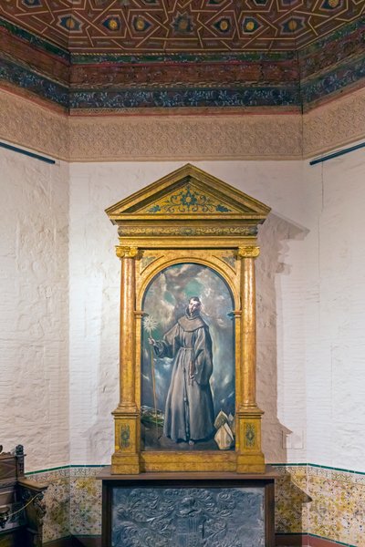 Sankt Bernardine af Siena af El Greco