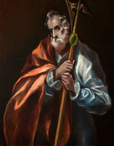 Spansk: San Judas Tadeo Apostel St Thaddeus (Jude) af El Greco