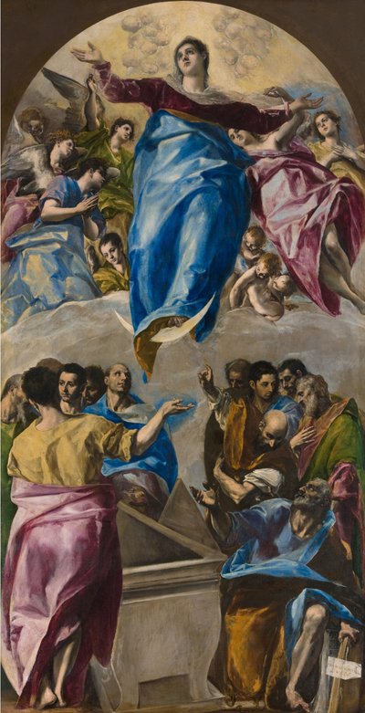 Jomfru Marias himmelfart af El Greco