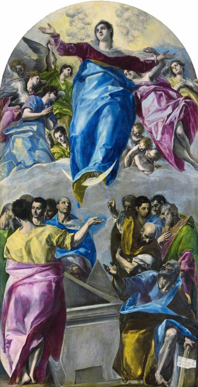 Jomfru Marias himmelfart af El Greco