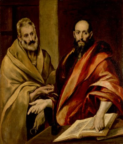 Apostlene Peter og Paulus af El Greco