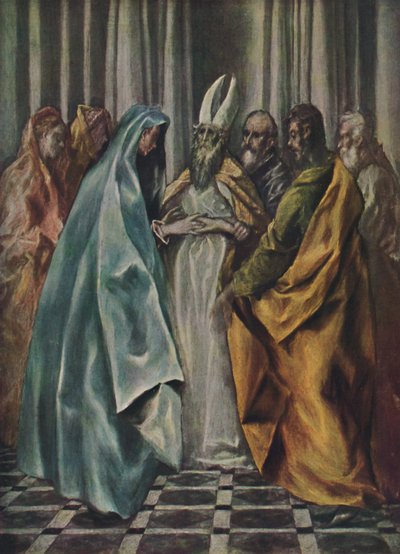 Mariae Verlobnis, Jomfruens trolovelse, c1600-1614, 1938 af El Greco
