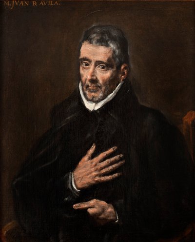 Portræt af Juan de Ávila af El Greco