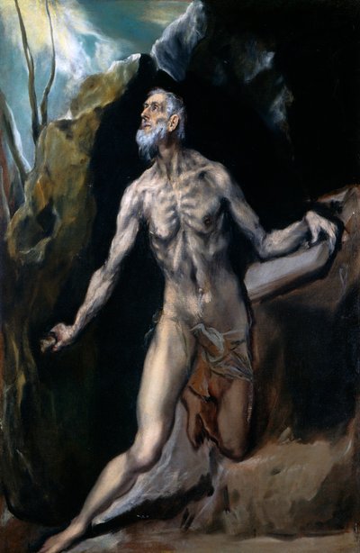 Sankt Jerome af El Greco