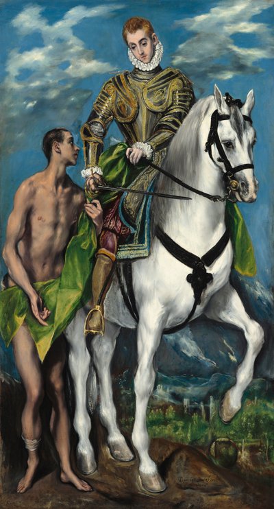 Sankt Martin og tiggeren af El Greco