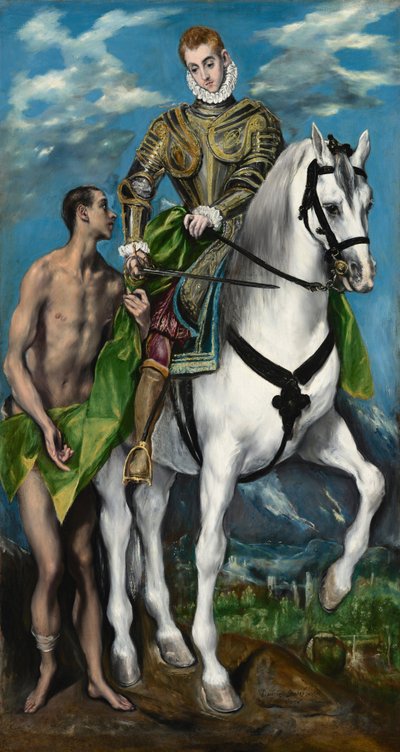 Sankt Martin og tiggeren af El Greco