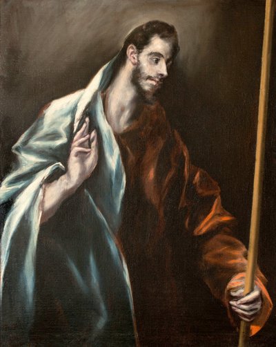 Spansk: Sankt Thomas Apostel Sankt Thomas af El Greco
