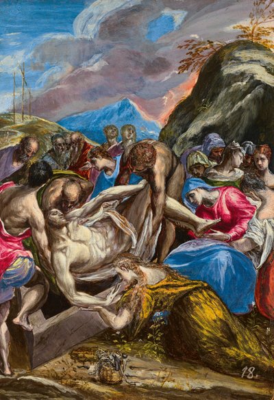 Kristi gravlæggelse af El Greco