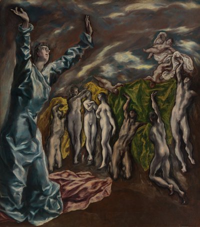 Sankt Johannes syn, ca. 1608-14. af El Greco