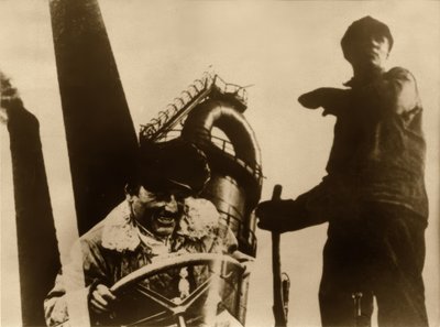 Arbejdere og skorstene af Eliezer Markowich Lissitzky