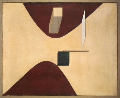 Proun P23, no. 6 af Eliezer Markowich Lissitzky